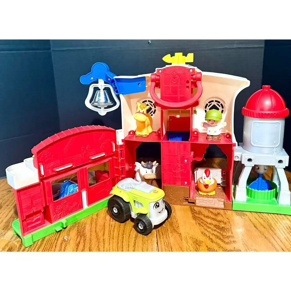 FP Little People Caring For Animals Farm Barn Farmer Animals Smart Stages set 1